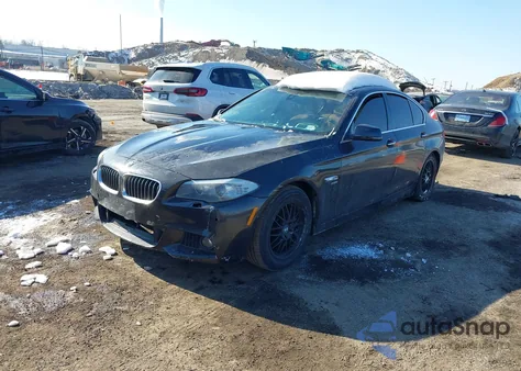 2012 BMW 528I xDrive из США, поврежденный, VIN WBAXH5C54CDW09176
